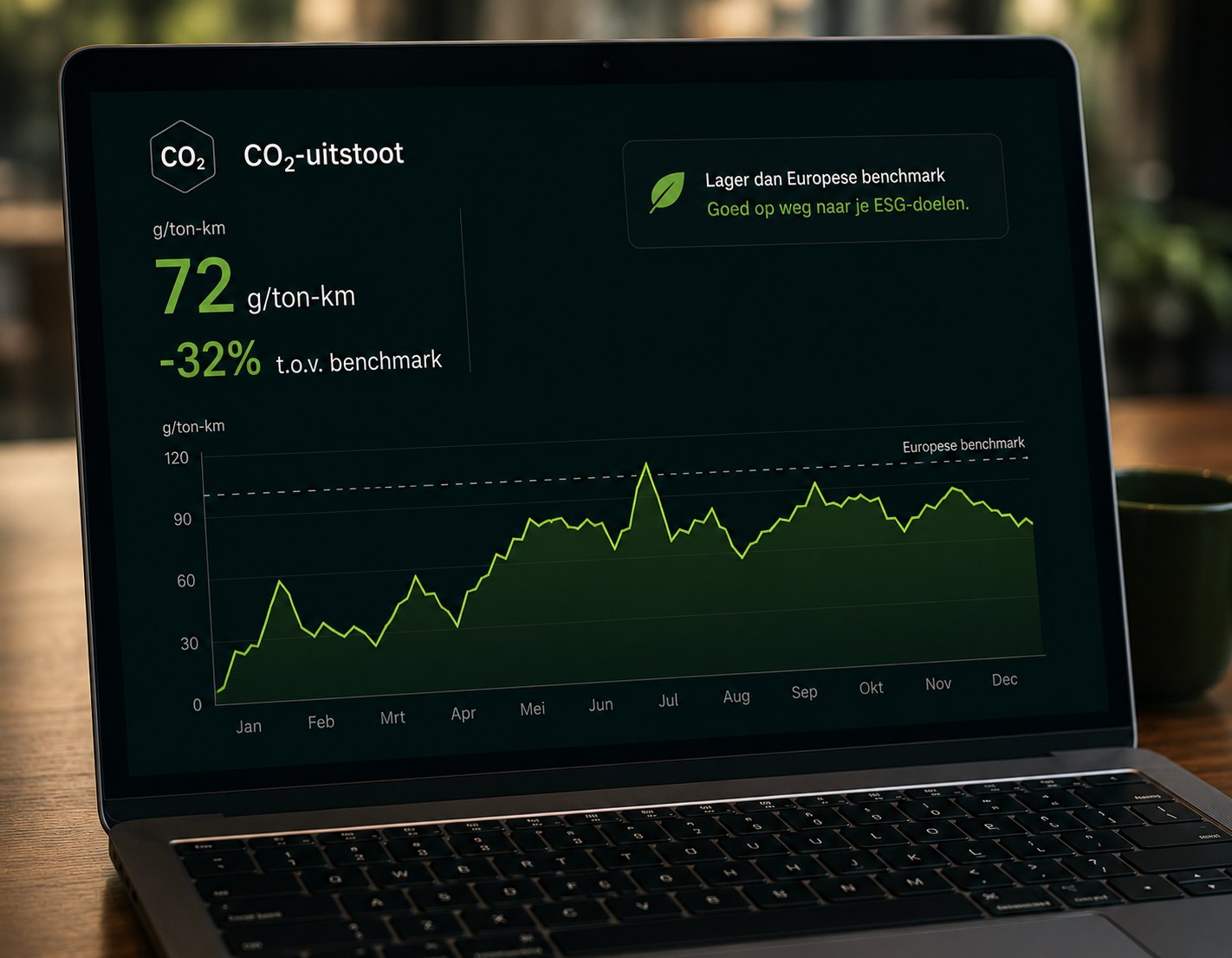 CO2 en ESG dashboard